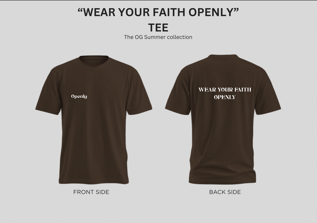 'Wear your faith openly' T-Shirt