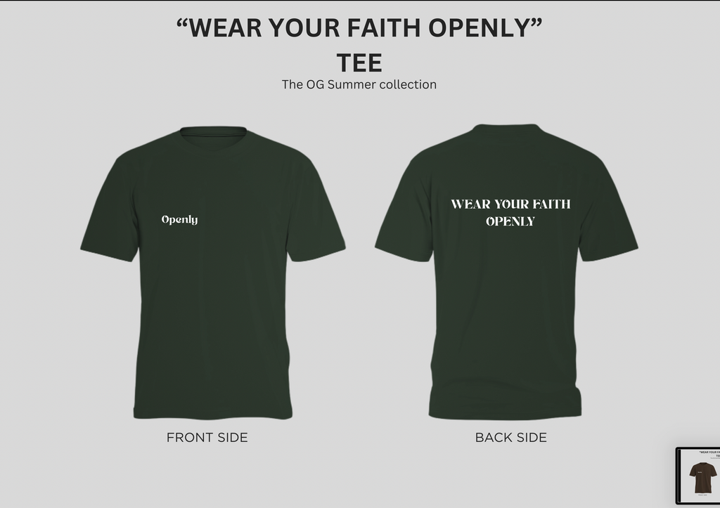'Wear your faith openly' T-Shirt