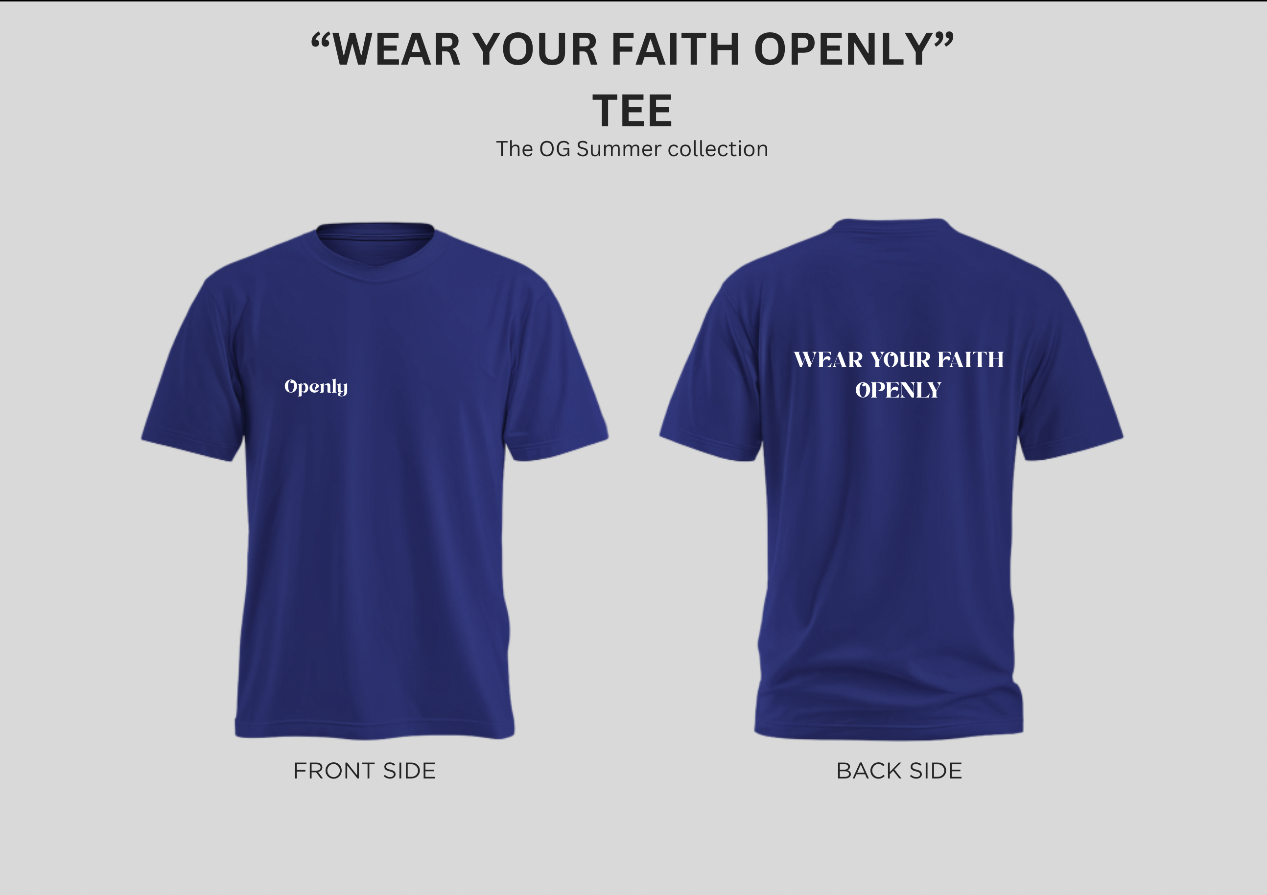'Wear your faith openly' T-Shirt